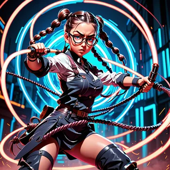 Twin Braid Warrior