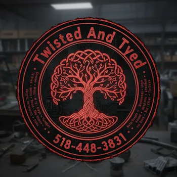 Twisted And Tyed Braided Circuit Logo