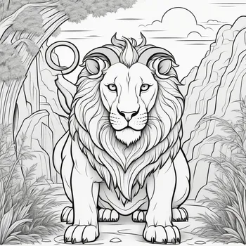 Two-Headed Chimera by the Cave