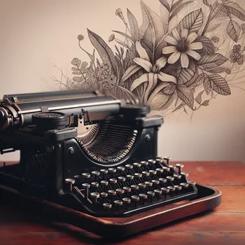 Typewriter Contour Drawing