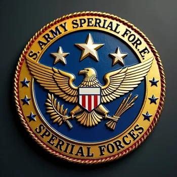 US Army Special Forces Crest Close-Up