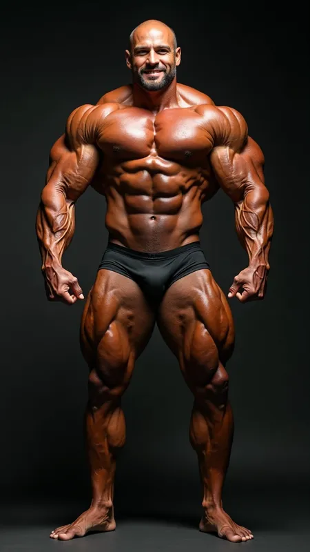 Ultimate Bodybuilder in Peak Form - Tangra AI Image Generator