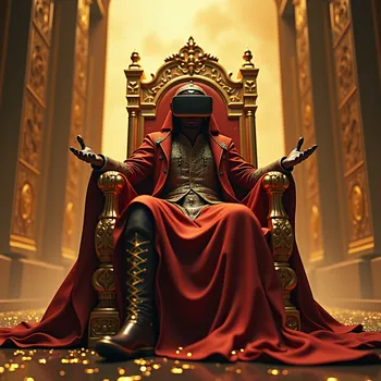 VR King on Golden Throne