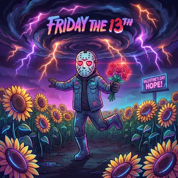 Valentine’s Stormy Sunflower Proposal