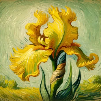 Van Gogh's Yellow Iris