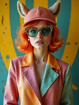 Vibrant '60s Vogue Fantasy