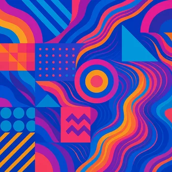 Vibrant Abstract Geometric Art