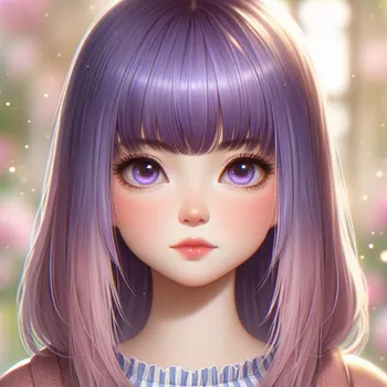 Vibrant Purple Pixie