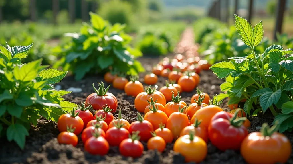 Vibrant Veggie Haven - a very beautiful vegetable garden showing a variety of ready-to-eat planted vegetables . highly detailed, realistic photography, DSLR, wide-angle photography, intricate, natural lighting, bright sunny day - AI image generated with Photorealistic 2