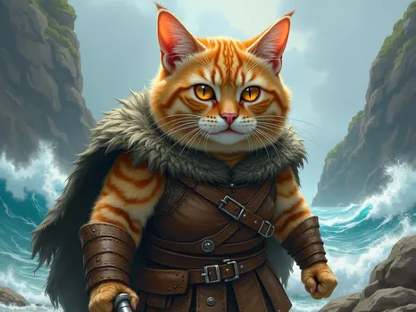 Viking Tabby Warrior