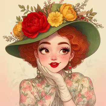 Vintage Floral Muse