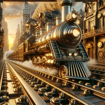 Vintage Mechanical Train