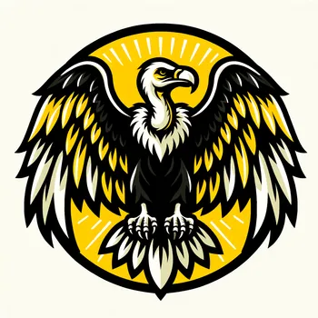 Vulture Emblem: Yellow Black