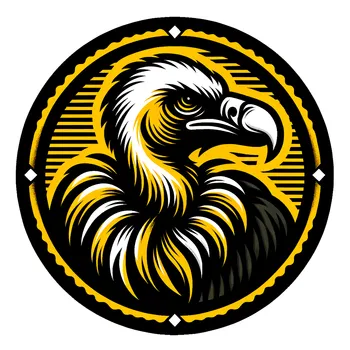 Vulture Emblem Yellow Black