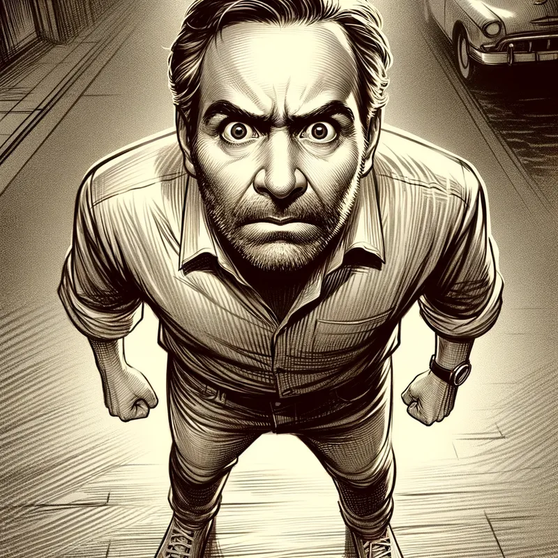 Watchful Vigilance - sketch a picture of someone who is vigilant
 - AI image generated with Art