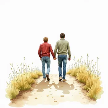 Watercolor Path: Gay Love