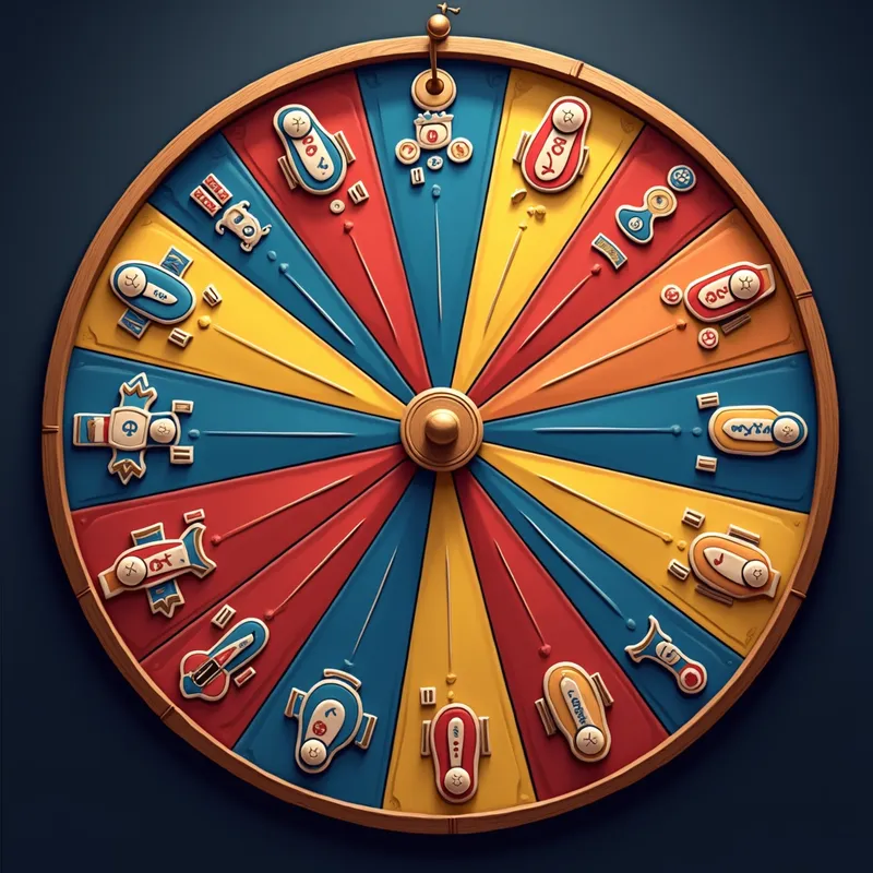 Wheel of Games - A wheel of games
- AI image generated with Photorealistic 2