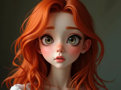 Whimsical Redhead