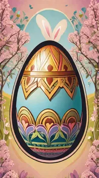 Whimsical Spring Egg Art