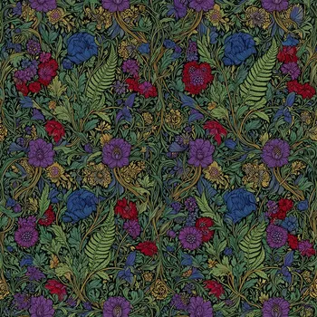 Wild Blossom Brocade Tile