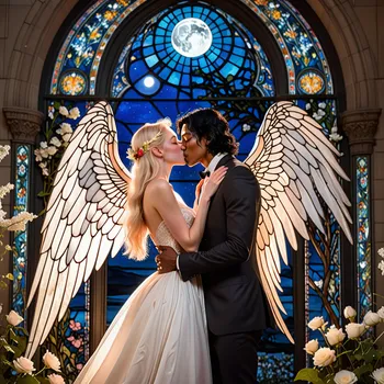 Wings of Love Under the Moon