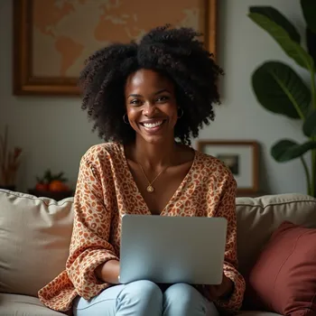 Winnie Murekefu: Laptop Portrait
