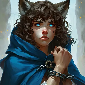 Wolf-Eared Woman in Despair