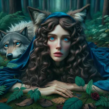 Wolf-Eared Woman in Sadness