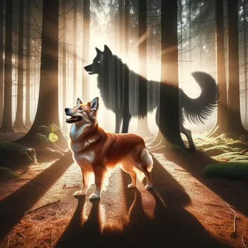 Wolf-Shadowed Canine