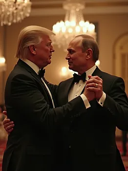 World Leaders Dancing in Ballroom