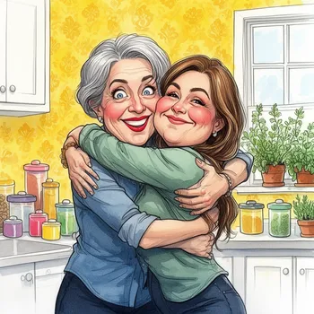 Yellow Kitchen Bear Hug