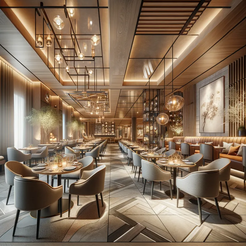 out modern restaurant  - out modern restaurant  - pro studio photo