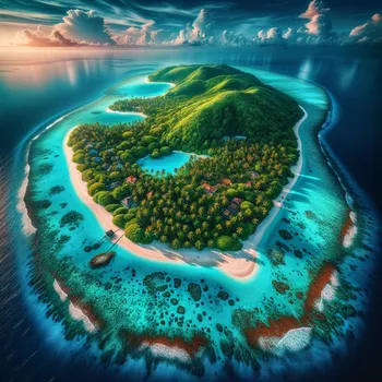 tropical island
